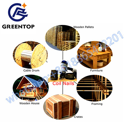 2.3mmX38mm Coil Nails